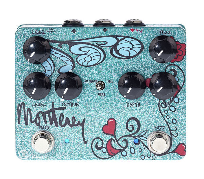 Keeley  Electronics Monterey Rotary Fuzz Vibe - Modulation, chorus, flanger, phaser & tremolo effect pedal - Variation 1