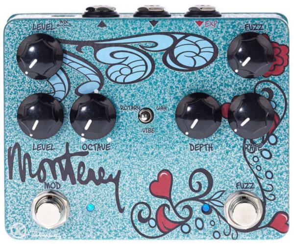 Modulation, chorus, flanger, phaser & tremolo effect pedal Keeley  electronics Monterey Rotary Fuzz Vibe