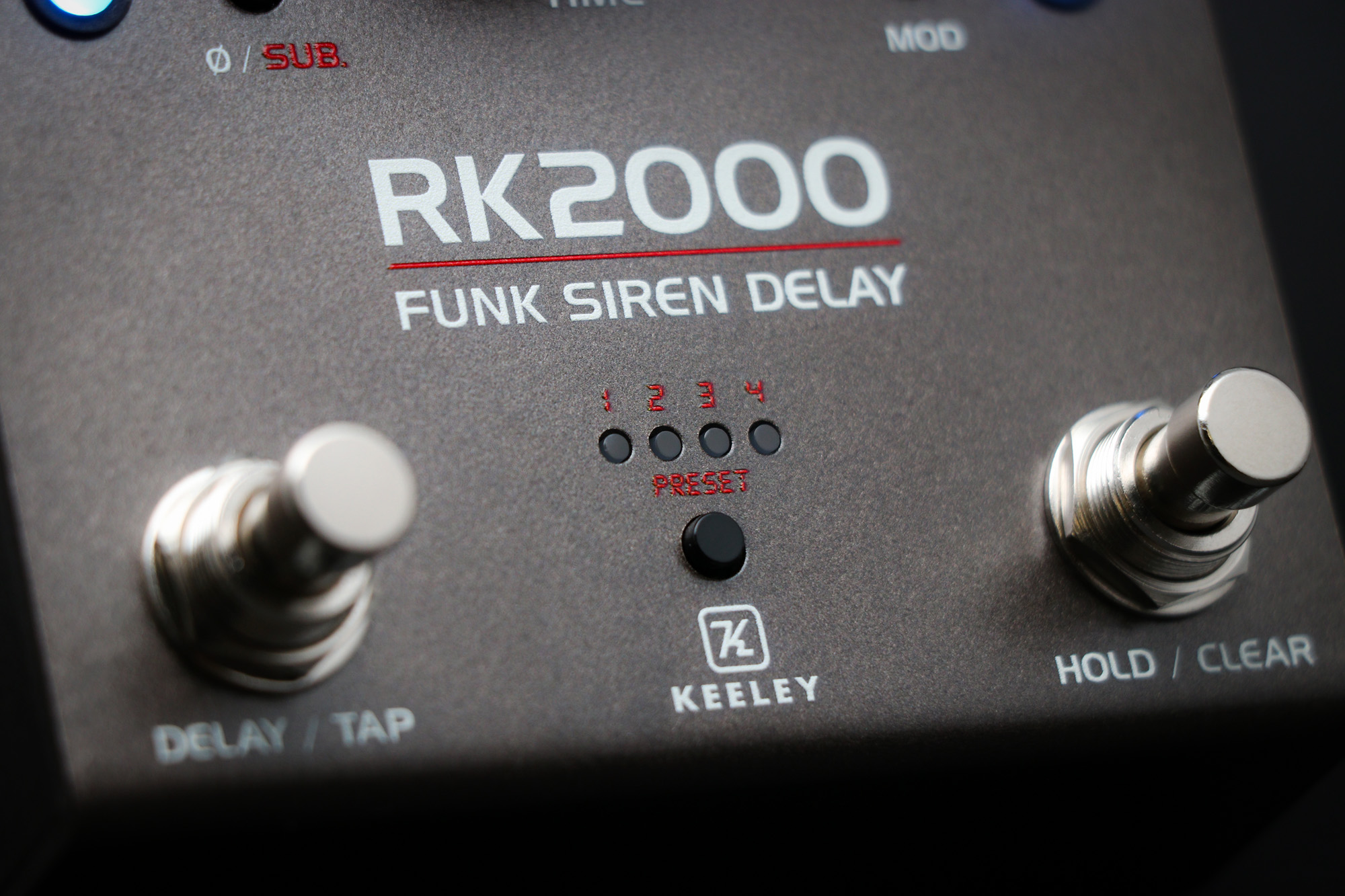 Keeley  Electronics Rk2000 Funk Siren Delay - Reverb, delay & echo effect pedal - Variation 1