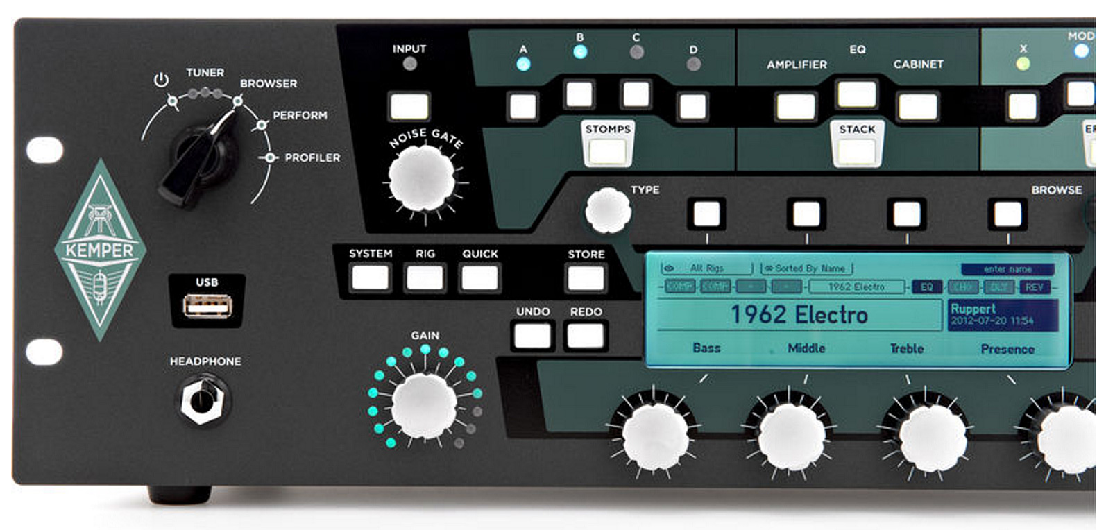 Kemper Profiler Rack - Guitar amp modeling simulation - Variation 2