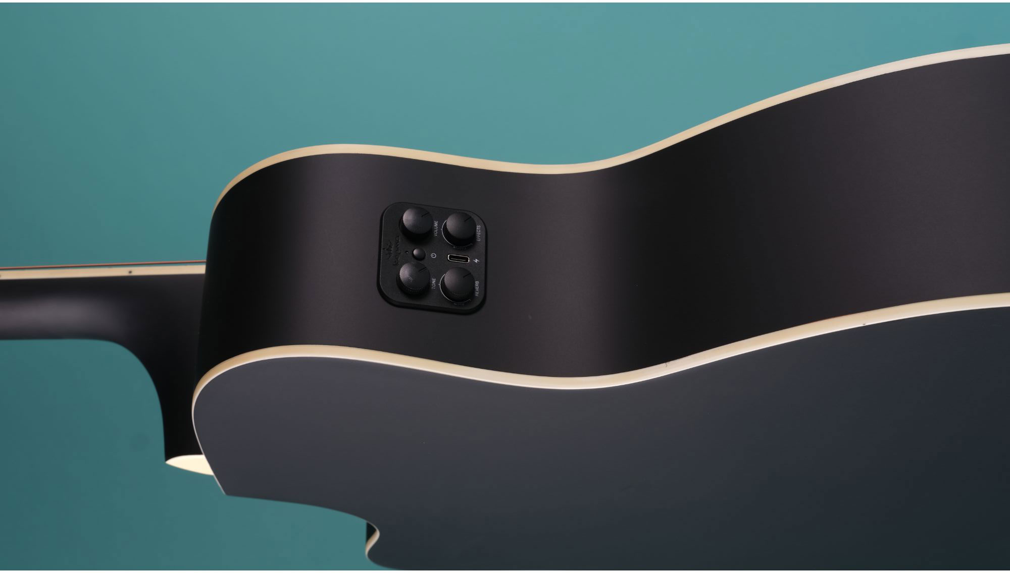 Kepma Eace-k10 Plytone Grand Auditorium Cw Epicea Acajou Rw - Black Matte - Folk guitar - Variation 1