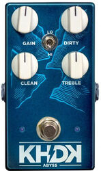 Overdrive, distortion, fuzz effect pedal for bass Khdk Abyss Bass Overdrive