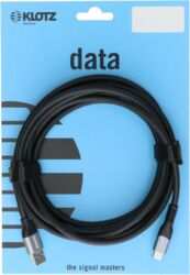 Cable Klotz USB 3.1 Black Cable 3m, Plug A - Plug C / 10G, 60W