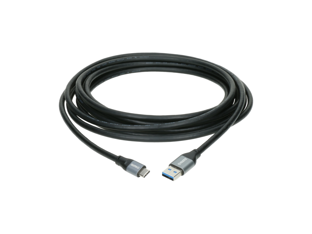 Klotz Usb 3.1 Câble Noir 5m, Plug A - Plug C / 10g, 60w - Cable - Variation 2