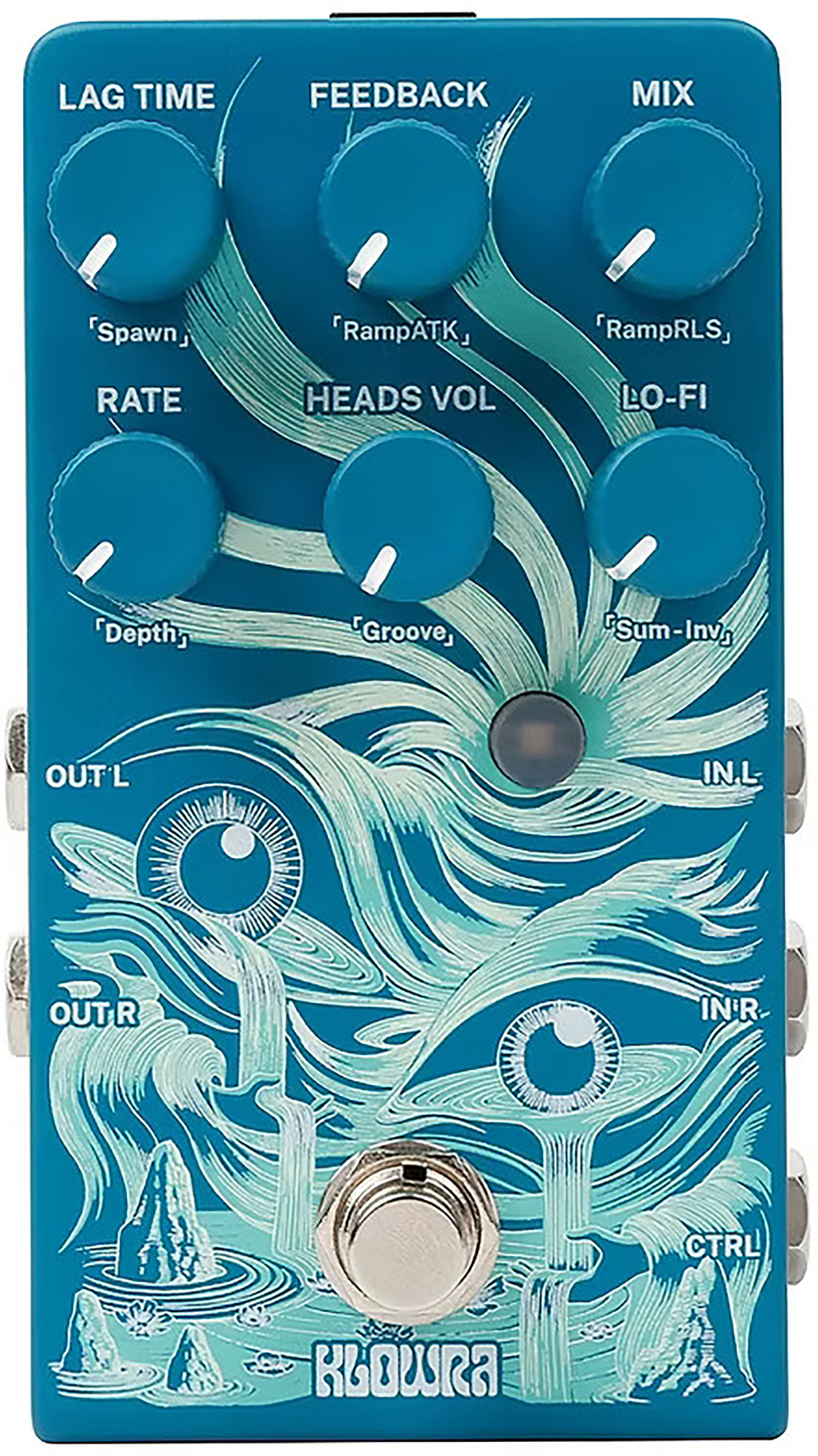 Klowra Kbs-05 Rilum Multi-head Delay - Reverb, delay & echo effect pedal - Main picture