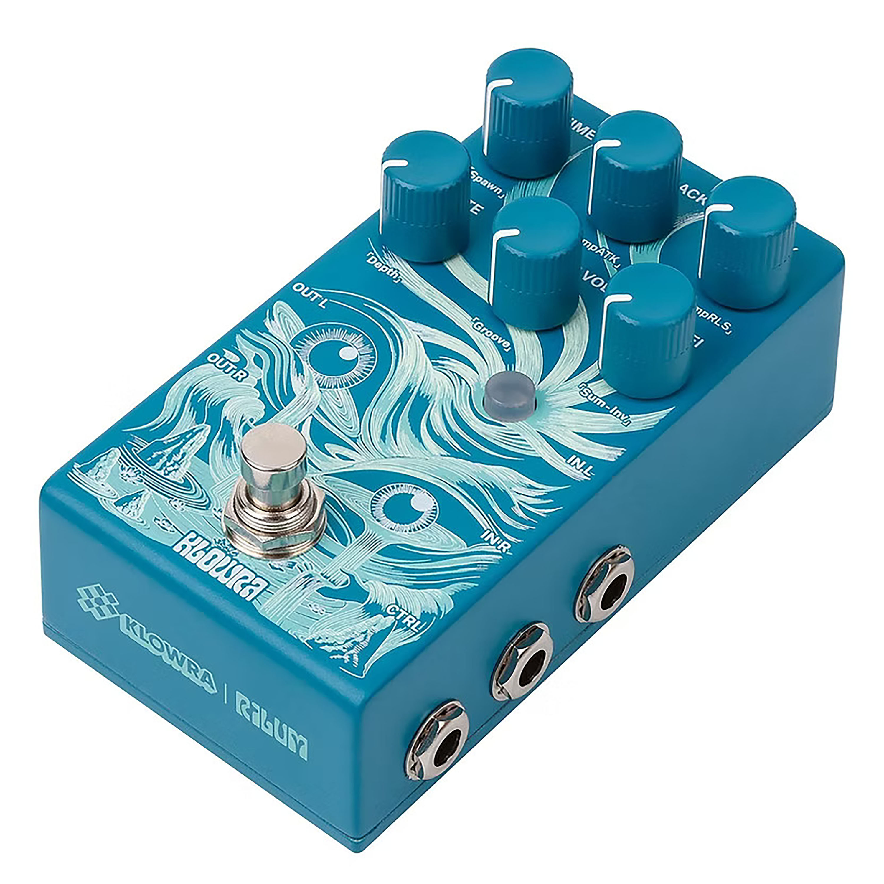 Klowra Kbs-05 Rilum Multi-head Delay - Reverb, delay & echo effect pedal - Variation 2