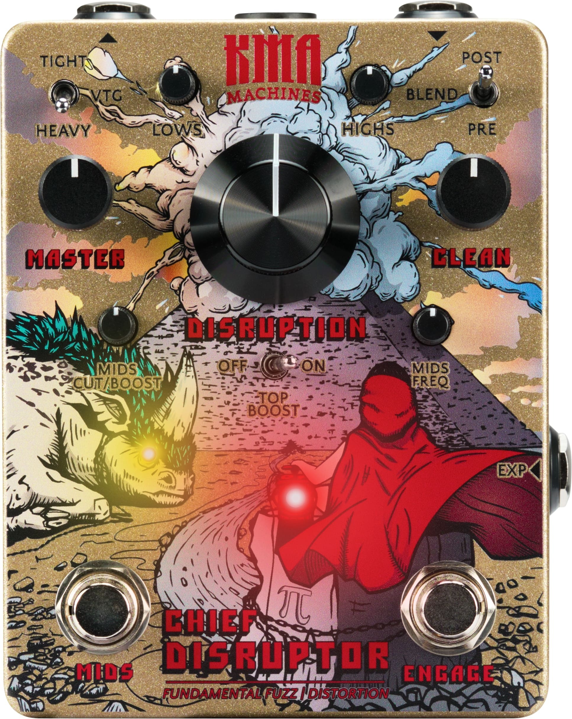 Kma Chief Disruptor - Overdrive, distortion & fuzz effect pedal - Main picture