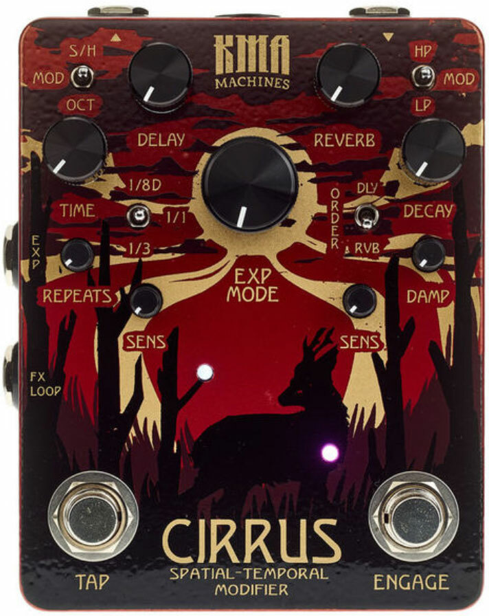 Kma Cirrus Delay Reverb - Reverb, delay & echo effect pedal - Main picture