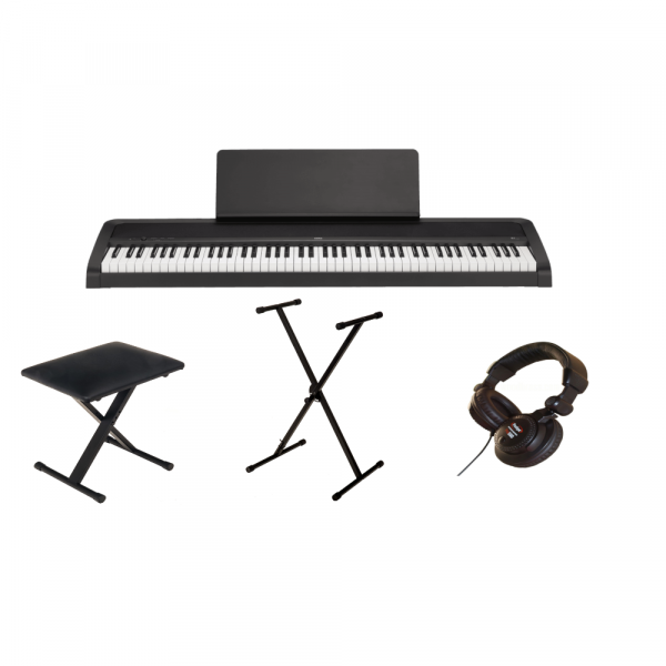 Keyboard set Korg B2 black + Casque + Stand + Banquette