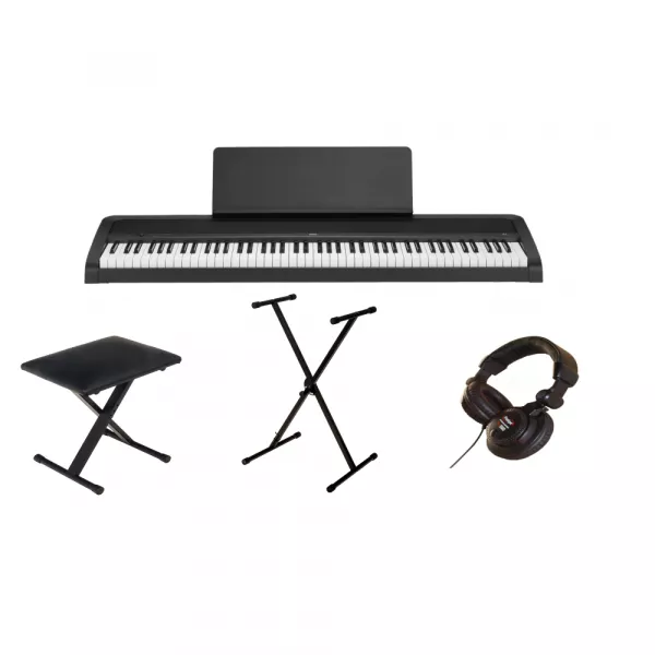 Keyboard set Korg B2 black + Casque Pro580 + Stand X + Banquette X
