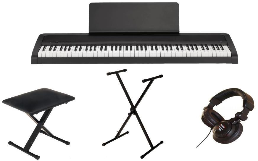 Keyboard set Korg B2 black + Casque Pro580 + Stand X + Banquette X