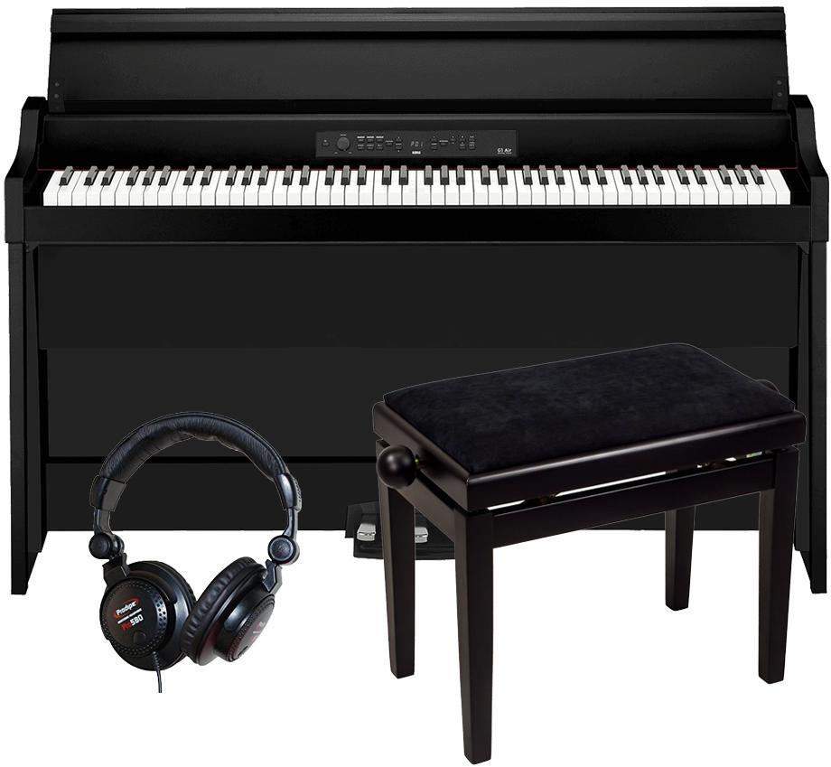 Digital piano with stand Korg G1B AIR BK + X-TONE XB6160 NOIR + CASQUE PRO580