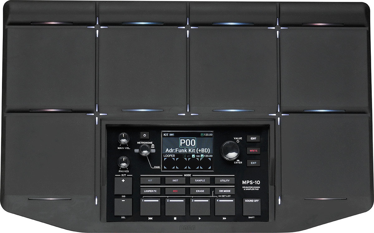 Korg Mps-10 - Electronic drum mutlipad & sampling pad - Main picture