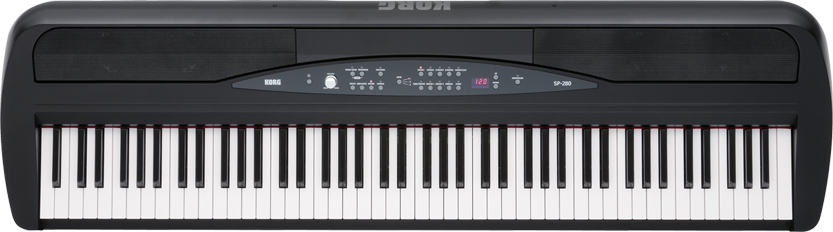 Korg Sp280 - Black - Portable digital piano - Main picture