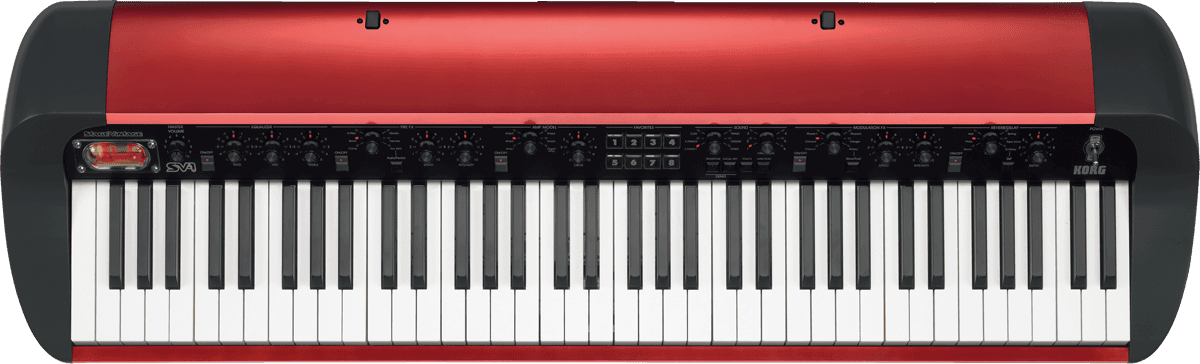 Korg Sv1-73-mr - Metallic Red - Stage keyboard - Main picture