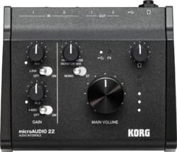 Usb audio interface Korg Microaudio 22