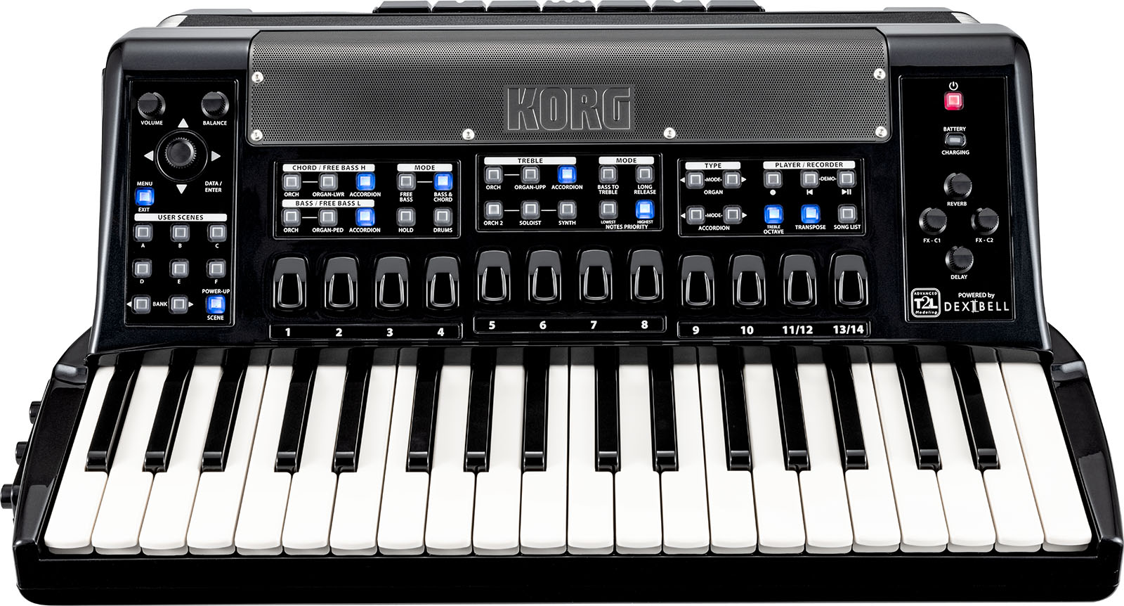 Korg Fisa Suprema Compact Piano - Chromatic accordion - Variation 2