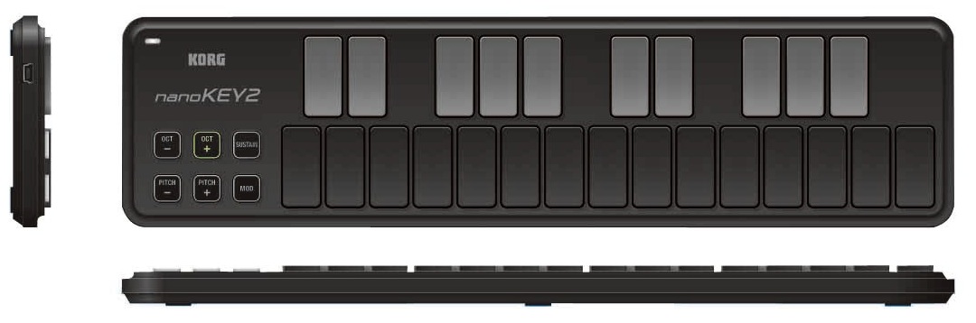 Korg Nano Key2 Bk - Controller-Keyboard - Variation 2