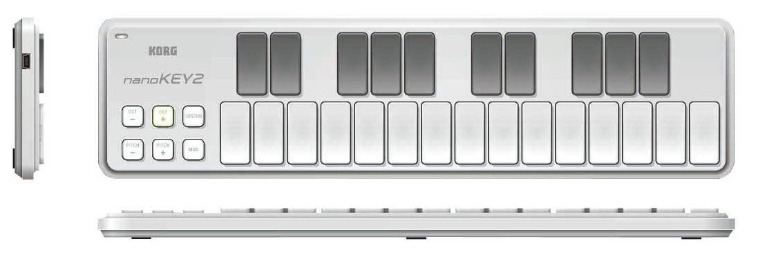 Korg NanoKey 2 White Controller-keyboard