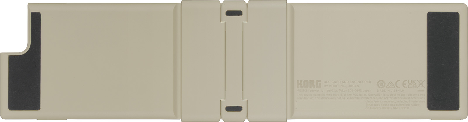 Korg Nanokey Fold Clavier Maitre Pliable - Sand Beige - Midi controller - Variation 1