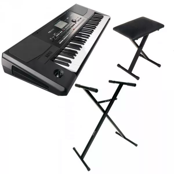 Keyboard set Korg PA300 + stand X + banquette X