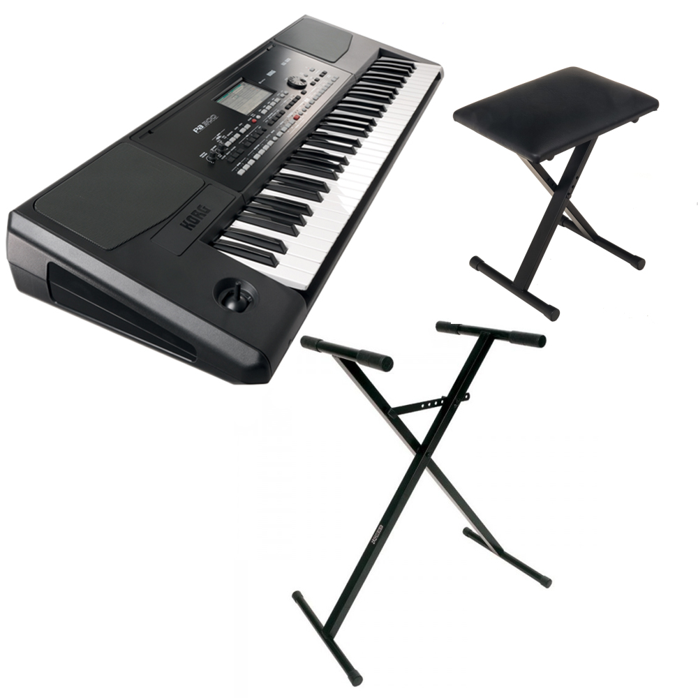 Korg Pa300 + Stand X + Banquette X - Keyboard Set - Variation 1