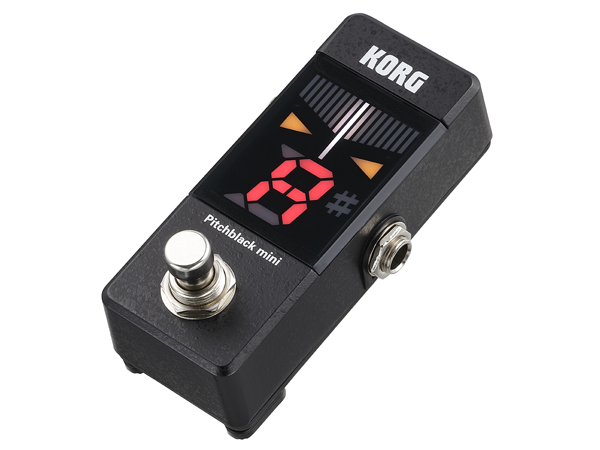 Korg Pitchblack Mini Pedal Tuner Black - Pedal Tuner - Variation 1