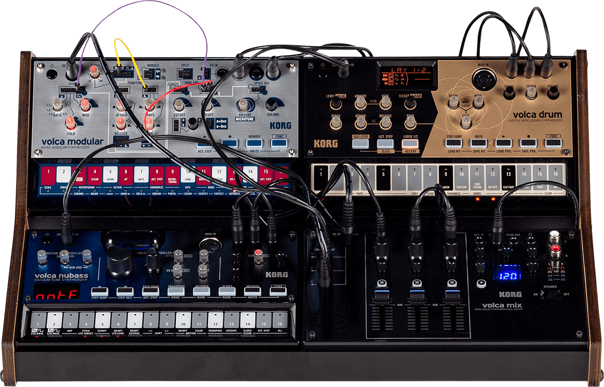 Korg Rack Pour 4 Volca - Stand for studio - Variation 2