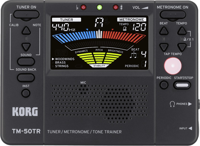 Korg Tm-50tr-bk - Guitar tuner - Variation 1