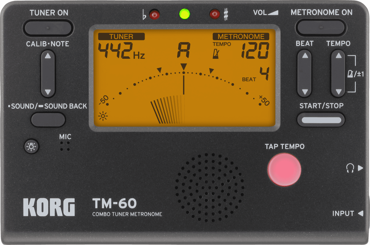 Korg Tm60-bk - Guitar tuner - Variation 1