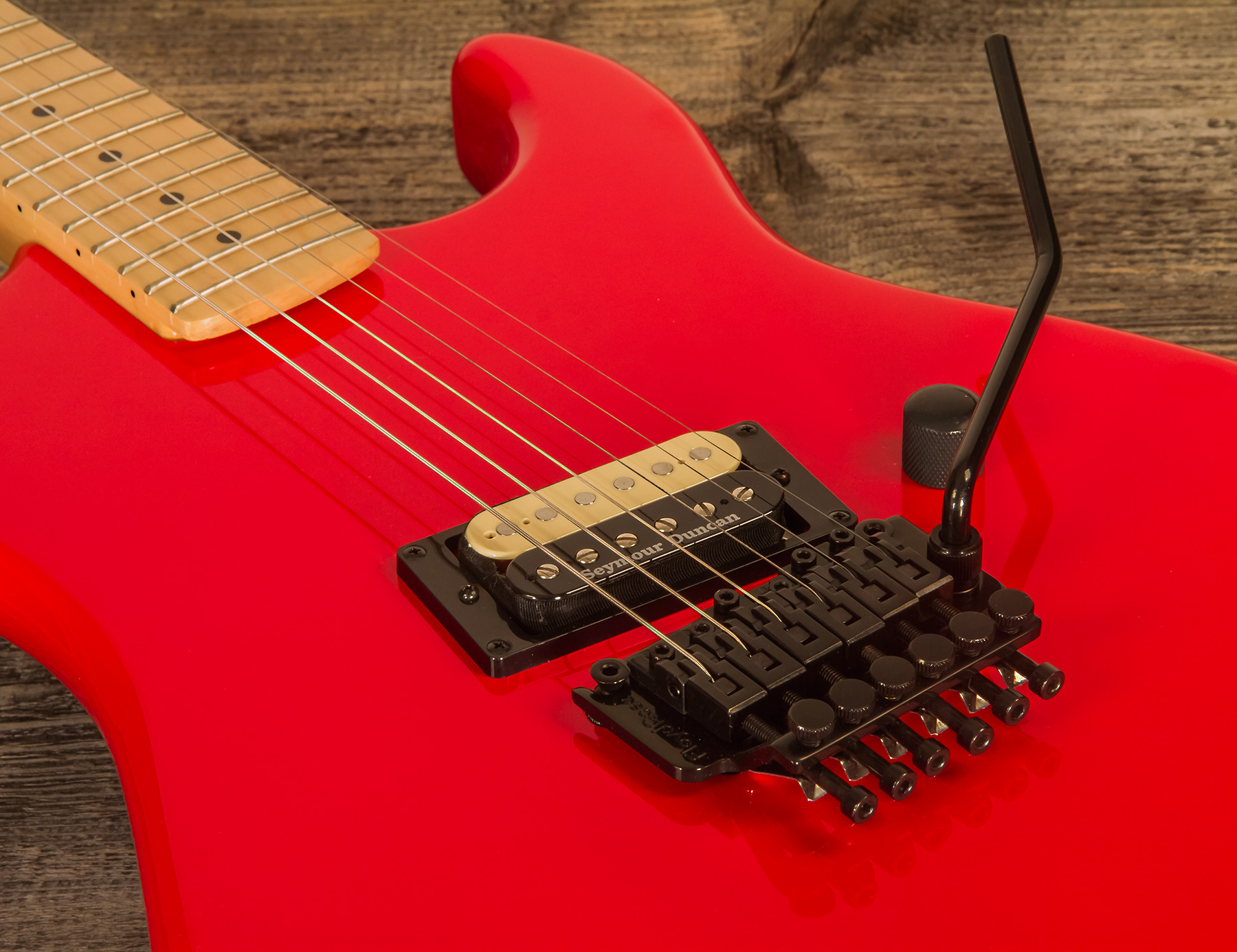 Kramer Baretta H Seymour Duncan Fr Mn - Jumper Red - Str shape electric guitar - Variation 3
