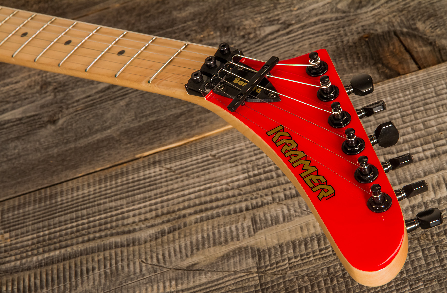 Kramer Baretta H Seymour Duncan Fr Mn - Jumper Red - Str shape electric guitar - Variation 4