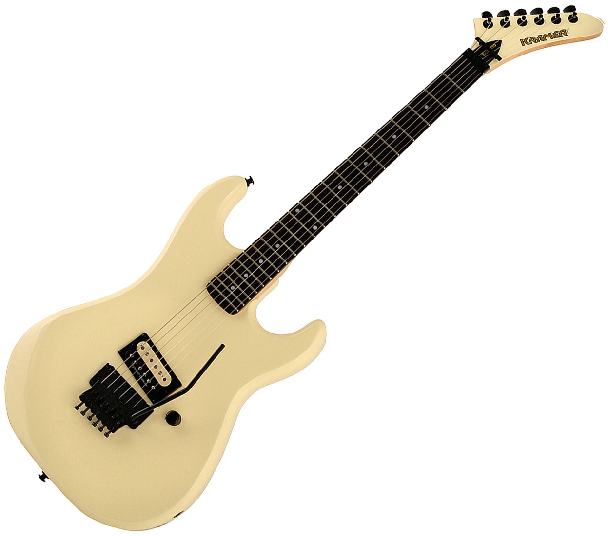 Kramer Baretta Vintage vintage white Solid body electric guitar yellow