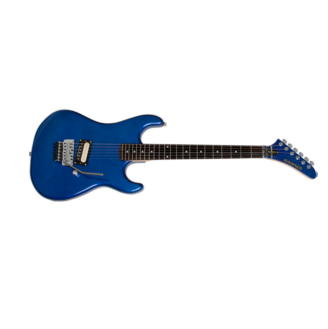 Kramer Baretta Vintage H Fr Rw - Candy Blue - Str shape electric guitar - Main picture