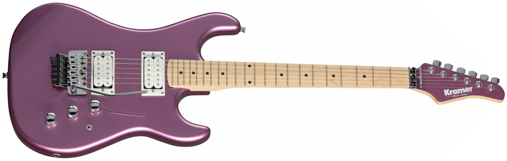 Kramer Pacer Classic 2h Fr Mn - Purple Passion Metallic - Str shape electric guitar - Main picture