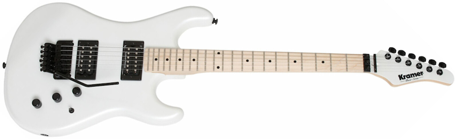 Kramer Pacer Vintage 2h Seymour Duncan  Fr Mn - Pearl White - Str shape electric guitar - Main picture