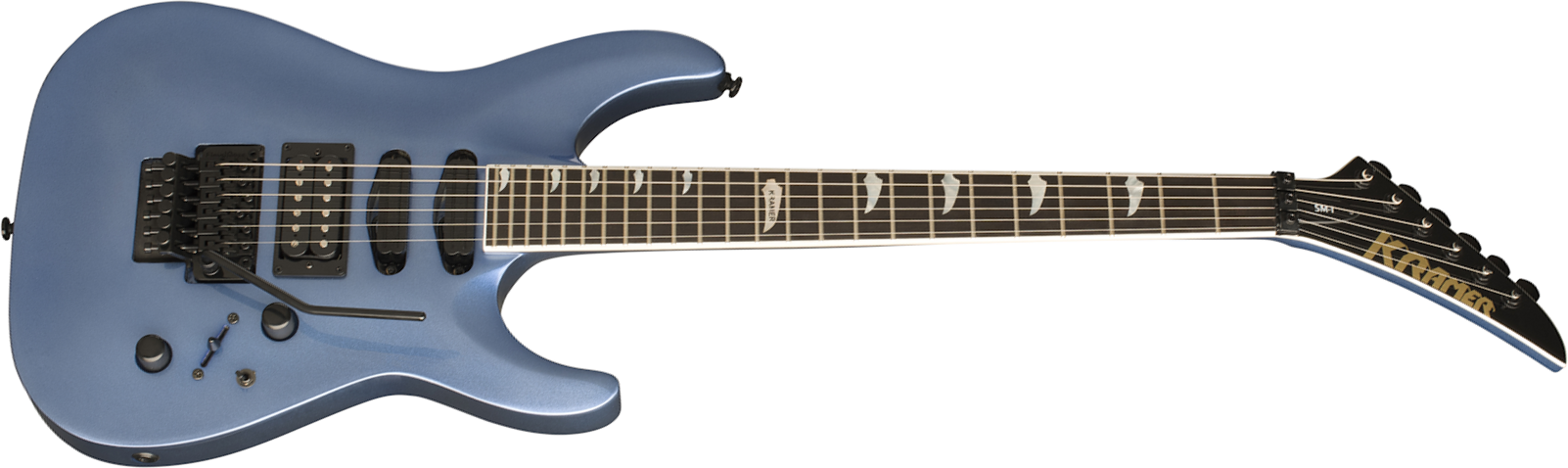 Kramer Sm-1 Original Hss Seymour Duncan Fr Eb - Candy Blue - Str shape electric guitar - Main picture