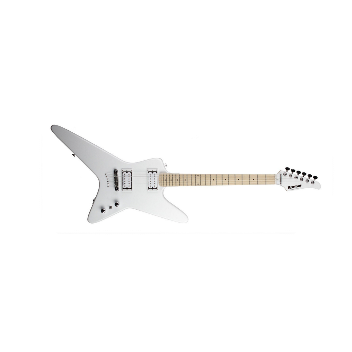 Kramer Voyager - Alpine White - Travel & mini electric guitar - Main picture