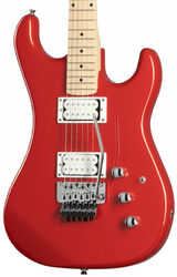 Str shape electric guitar Kramer Pacer Classic - Scarlet red metallic