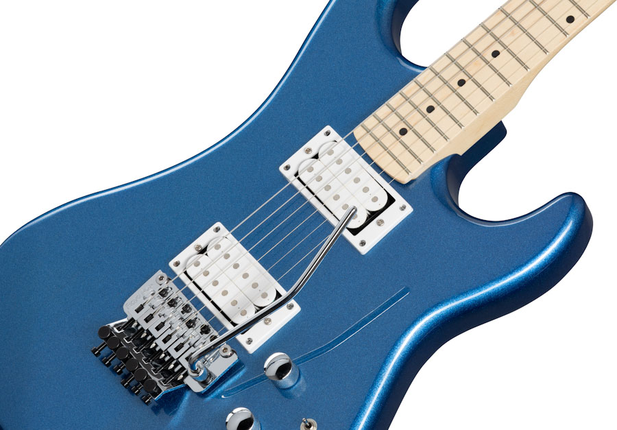 Kramer Pacer Classic 2h Fr Mn - Radio Blue Metallic - Str shape electric guitar - Variation 3