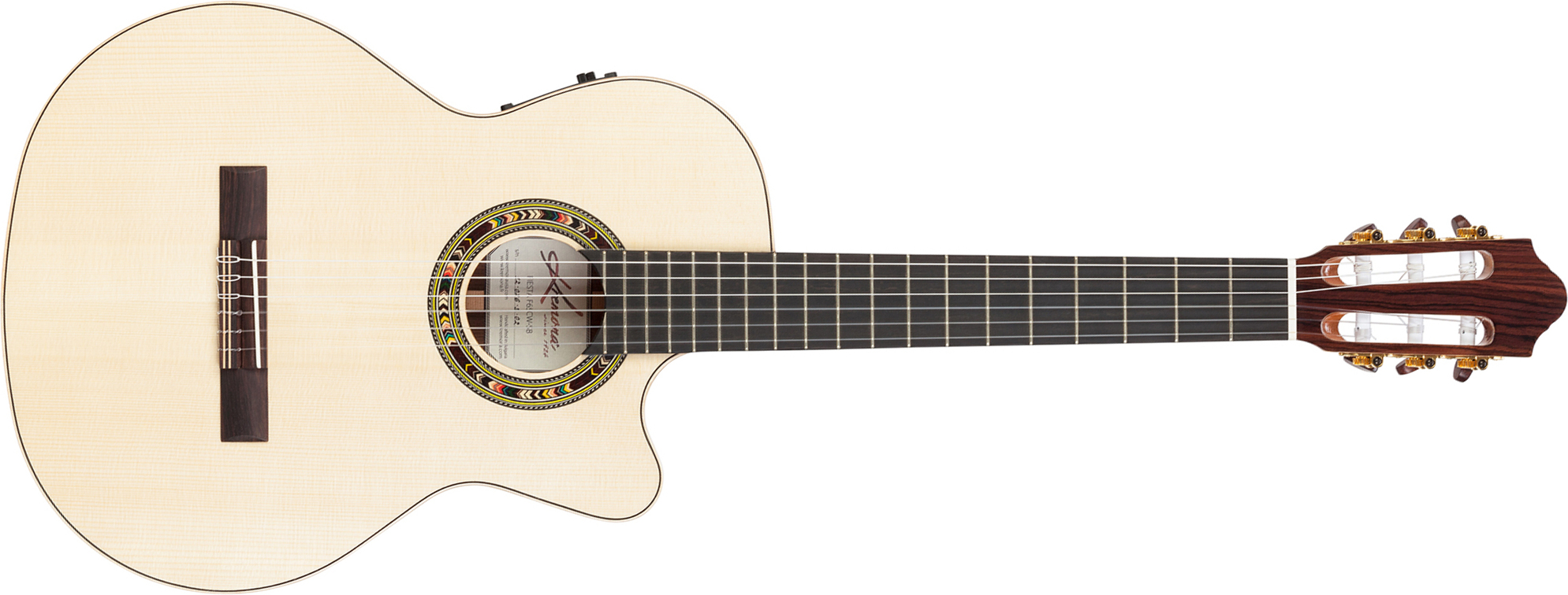 Kremona Fiesta F65cw Sb Performer 4/4 Cw Epicea Palissandre Eb - Classical guitar 4/4 size - Main picture