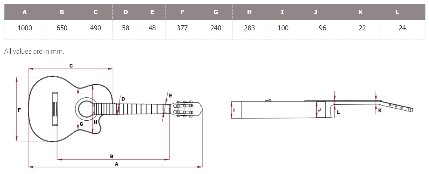Kremona Verea Performer 4/4 Cedre Palissandre Rw - Natural - Classical guitar 4/4 size - Variation 5