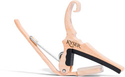 Quick-Change KG6 Wood Deco Acoustic Guitar Capo - Maple Color