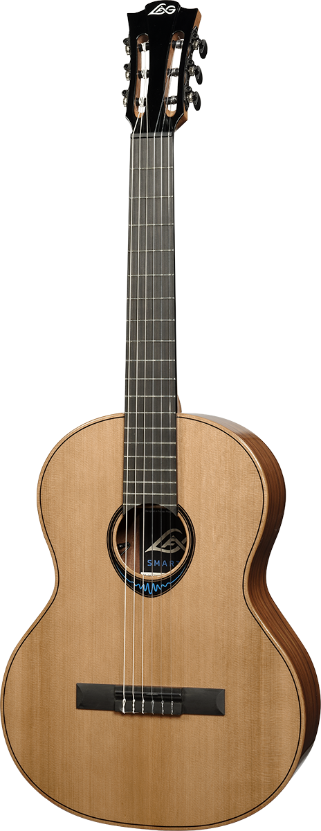 Lag Bluewave 2 Classical Smart Guitar - Naturel - Classical guitar 4/4 size - Variation 1