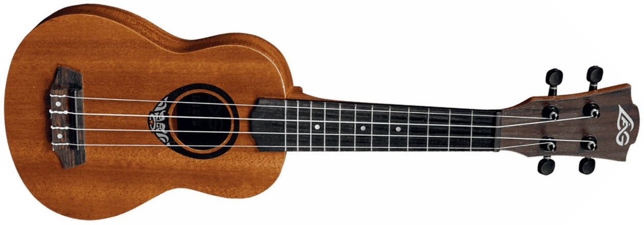 Lag Baby Tiki Uku 110 Soprano Tout Sapele Son +housse - Ukulele - Main picture