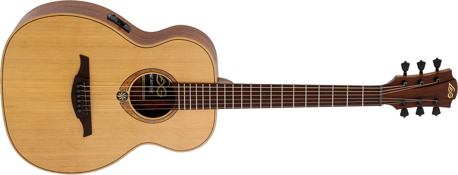 Lag Escapade Rce Travel Shsc Cedre Khaya Brb - Natural - Folk guitar - Main picture