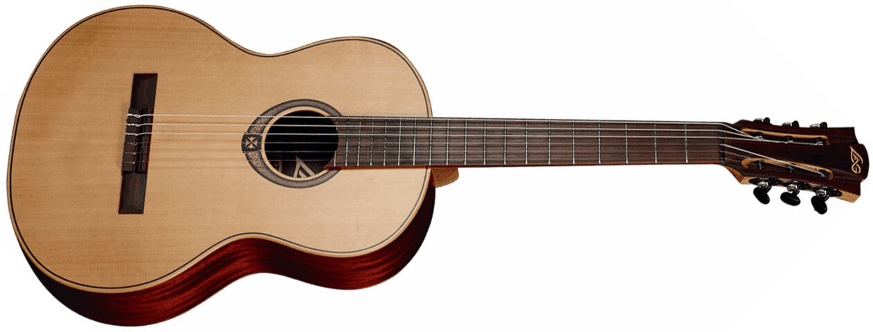 Lag Occitania Oc170 4/4 Cedre Khaya Rw - Naturel Satin - Classical guitar 4/4 size - Main picture