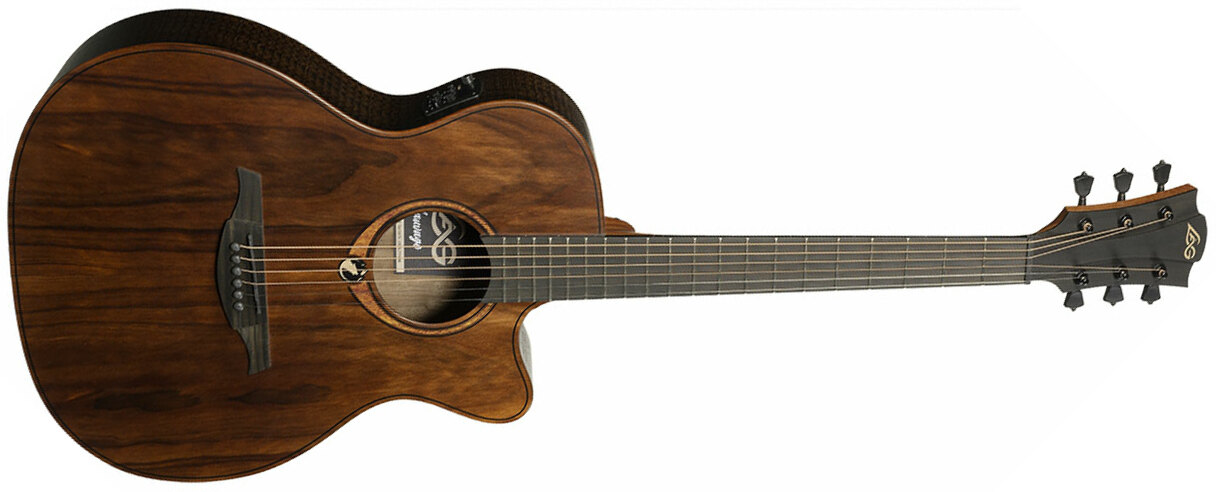 Lag Sauvage Ace Auditorium Cw Pale Brankowood Tramontane Eucalyptus Brb - Naturel - Electro acoustic guitar - Main picture