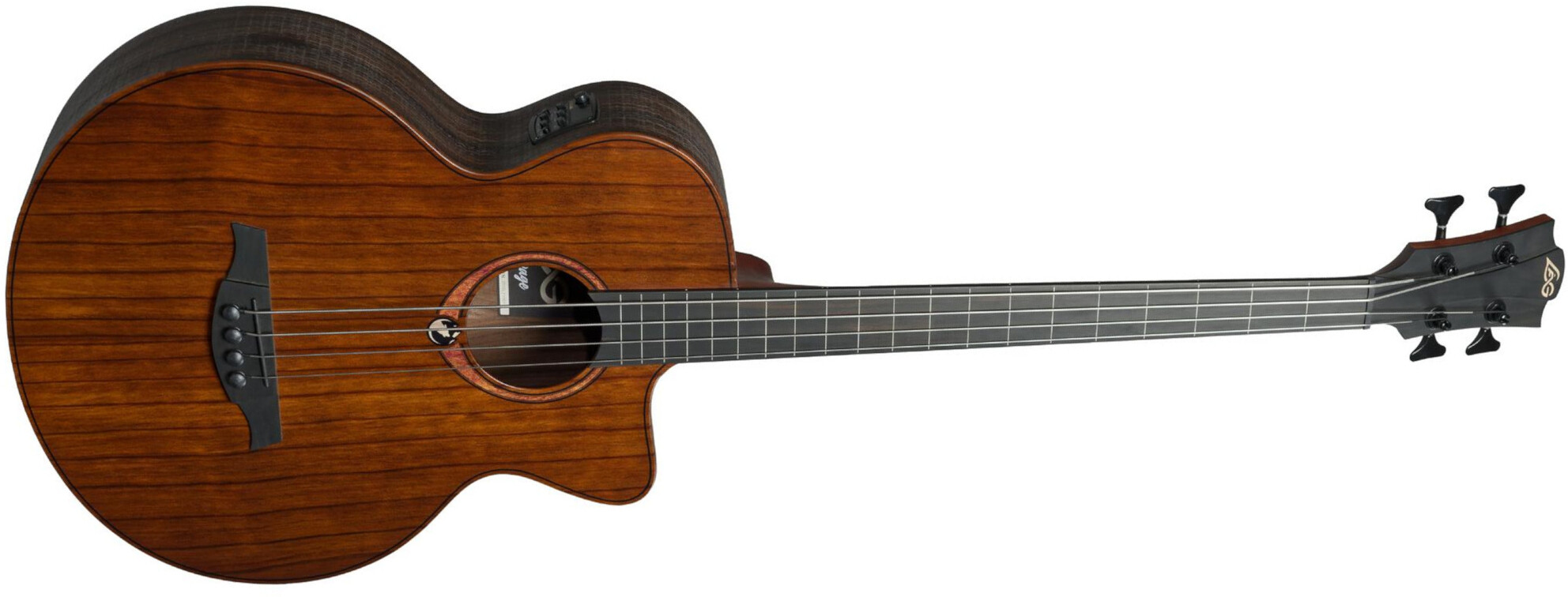 Lag Sauvage Basse Fretless Electro Br - Natural - Acoustic bass - Main picture
