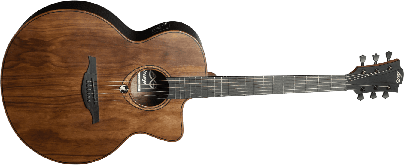 Lag Sauvage Jce Jumbo Electro Br - Naturel - Electro acoustic guitar - Main picture